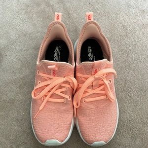 Adidas coral memory foam sneakers